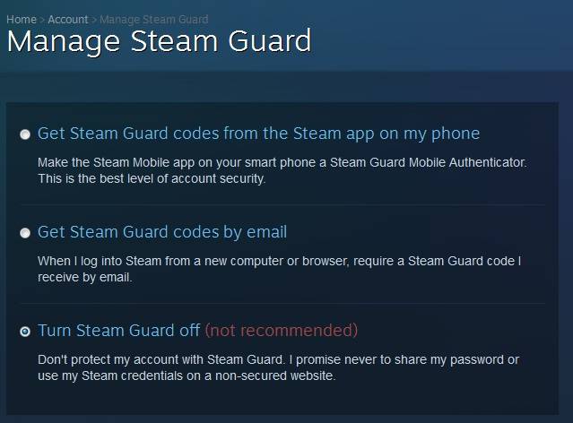 آموزش فعال کردن و نحوه استفاده از استیم گارد (Steam Guard)