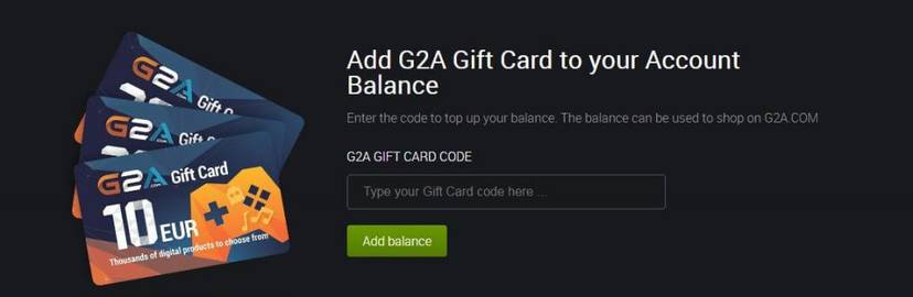 آموزش استفاده از گیفت کارت g2a.com