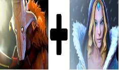 کومبوها:Juggernaut و Crystal Maiden