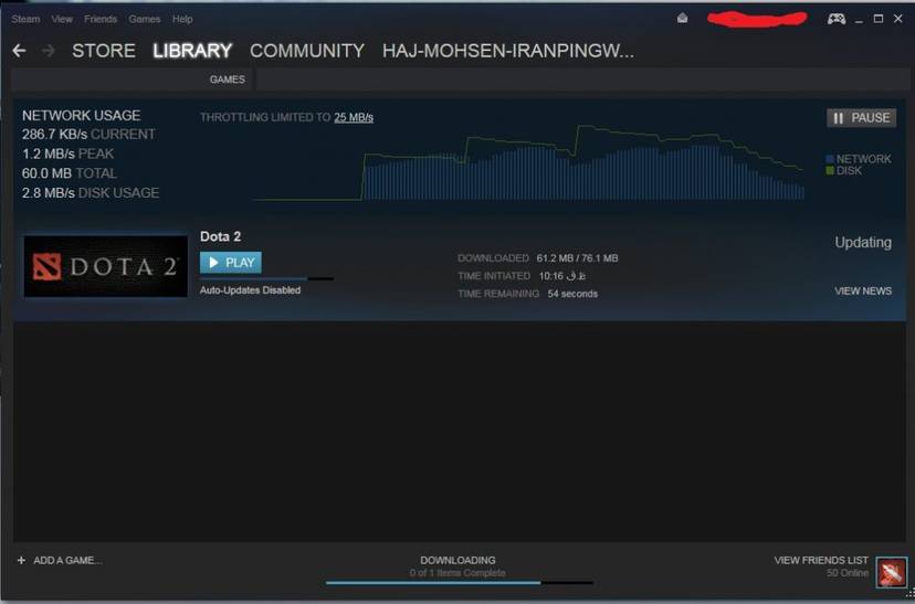 مشکل آپدیت نشدن استیم - Steam-Error