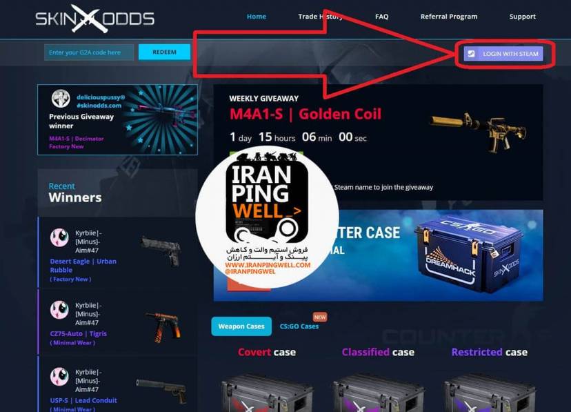 آموزش استفاده از رندوم اسکین کیس